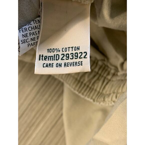 L.L. Bean Men's Classic Fit Drawstring Straight Leg Canvas Pants Gray Size 14 - Picture 4 of 5